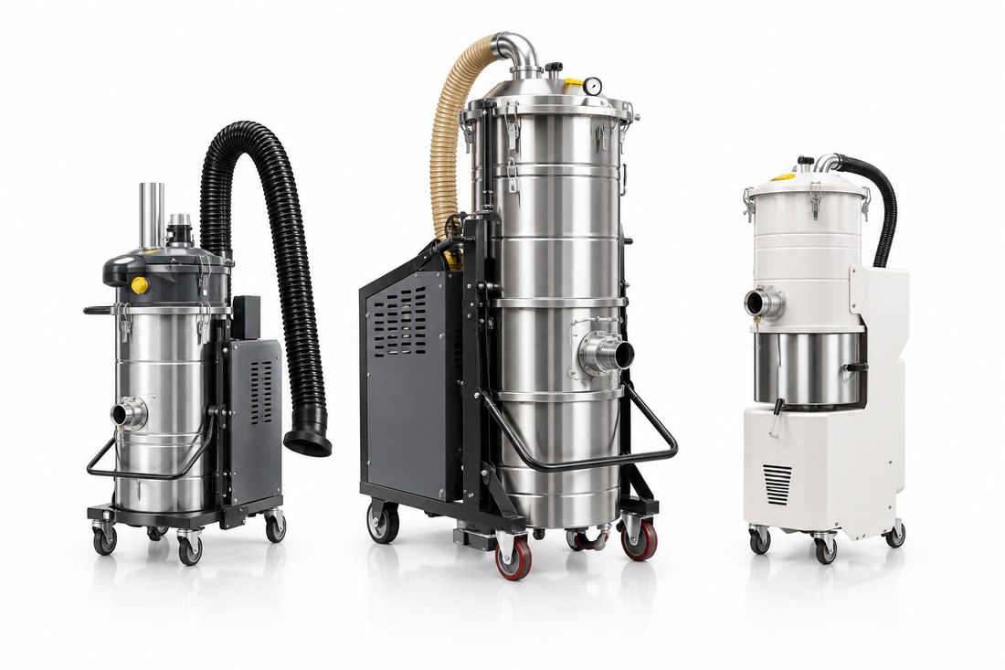 Industrial vacuums